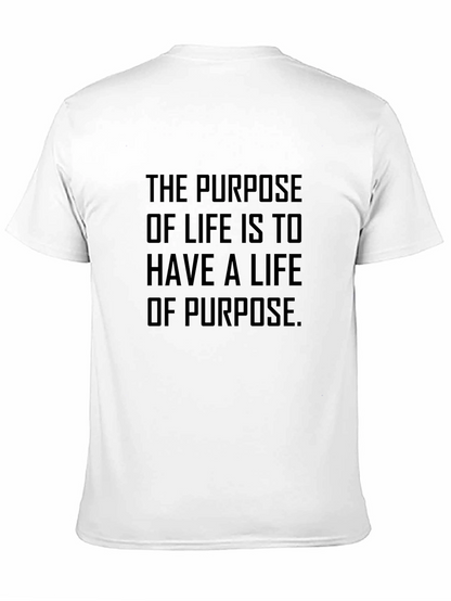 Purpose of Life Black T-Shirt