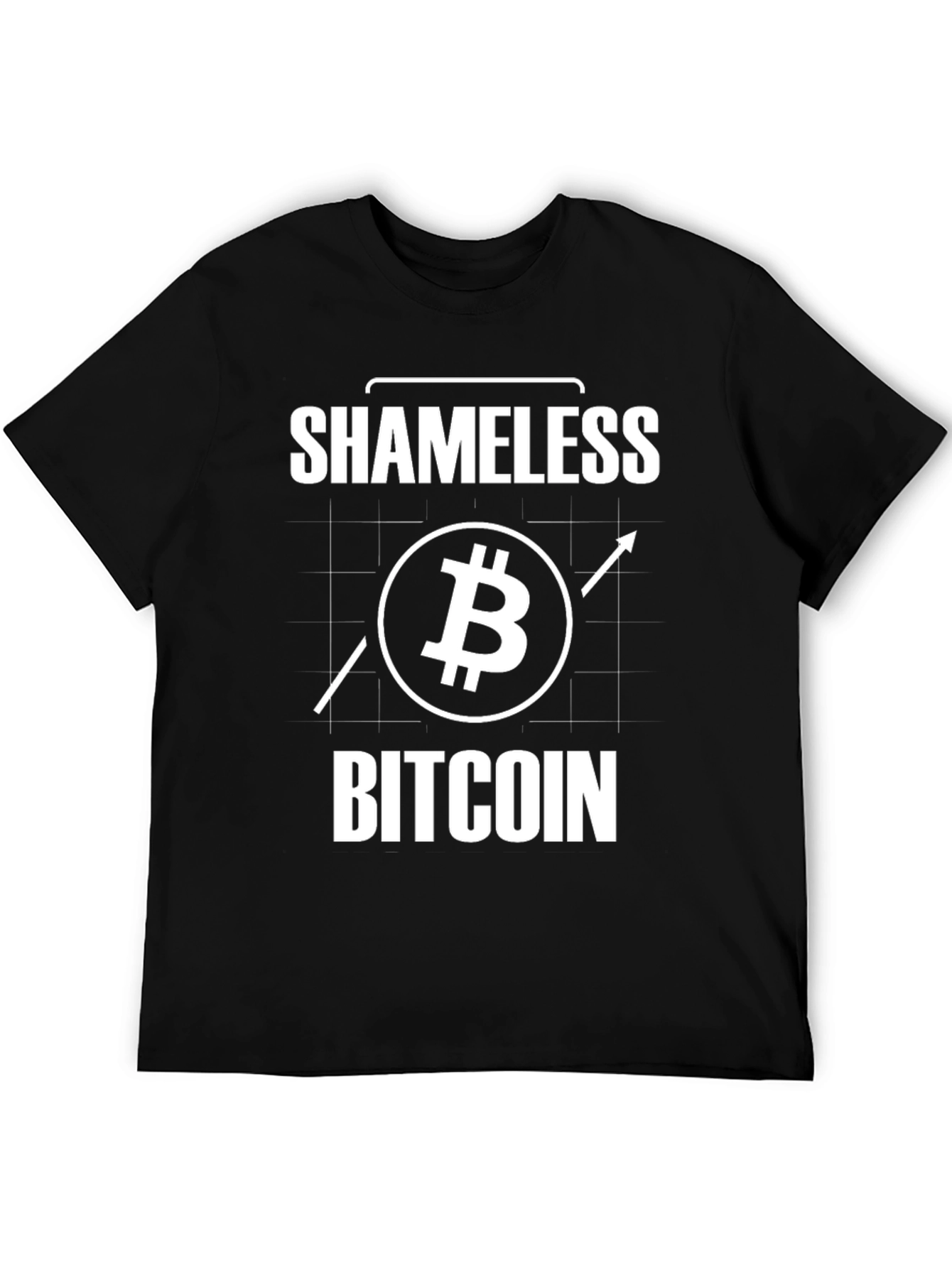 Shameless Bitcoin Graphic Tee - Crypto Enthusiast T-Shirt
