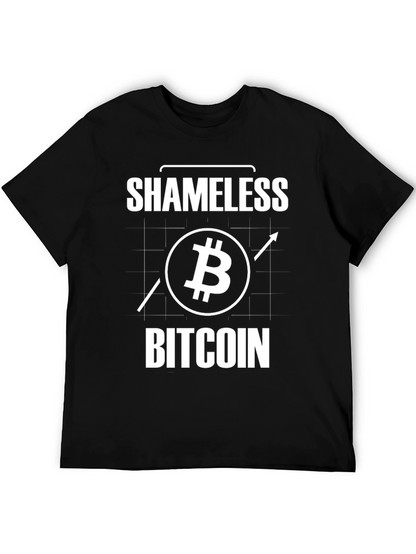 Shameless Bitcoin Graphic Tee - Crypto Enthusiast T-Shirt