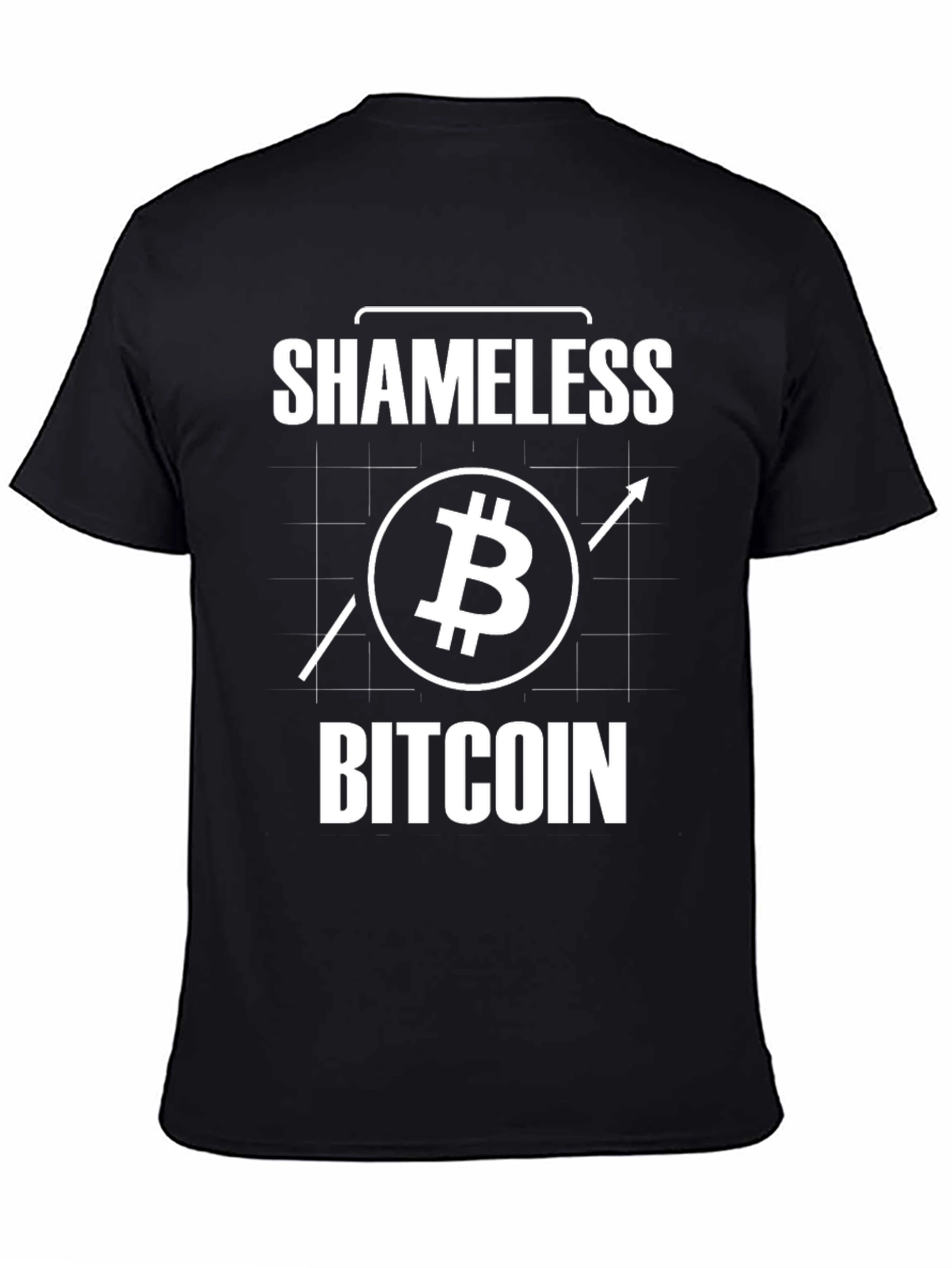 Shameless Bitcoin Graphic Tee - Crypto Enthusiast T-Shirt