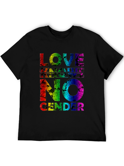Love Knows No Gender Pride T-Shirt - Rainbow