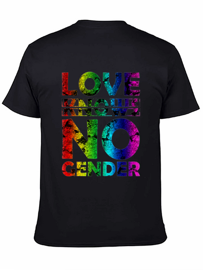 Love Knows No Gender Pride T-Shirt - Rainbow