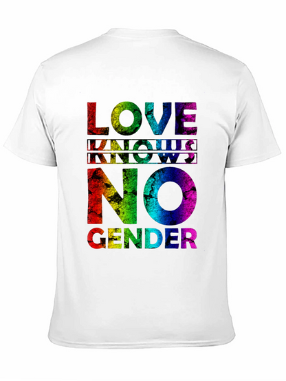 Love Knows No Gender Pride T-Shirt - Rainbow