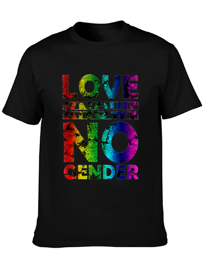 Love Knows No Gender Pride T-Shirt - Rainbow