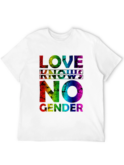 Love Knows No Gender Pride T-Shirt - Rainbow
