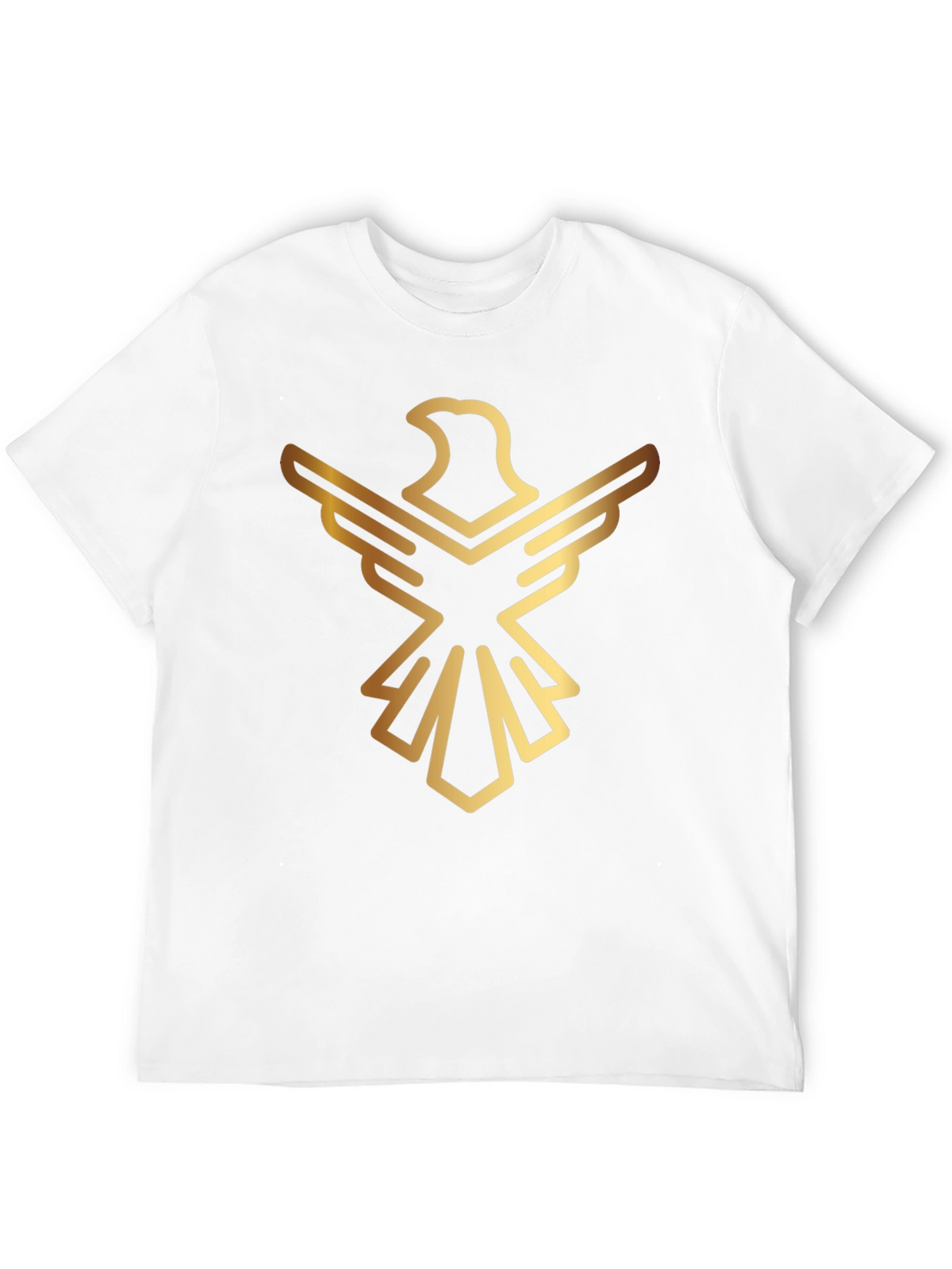 Golden Eagle Graphic Black T-Shirt