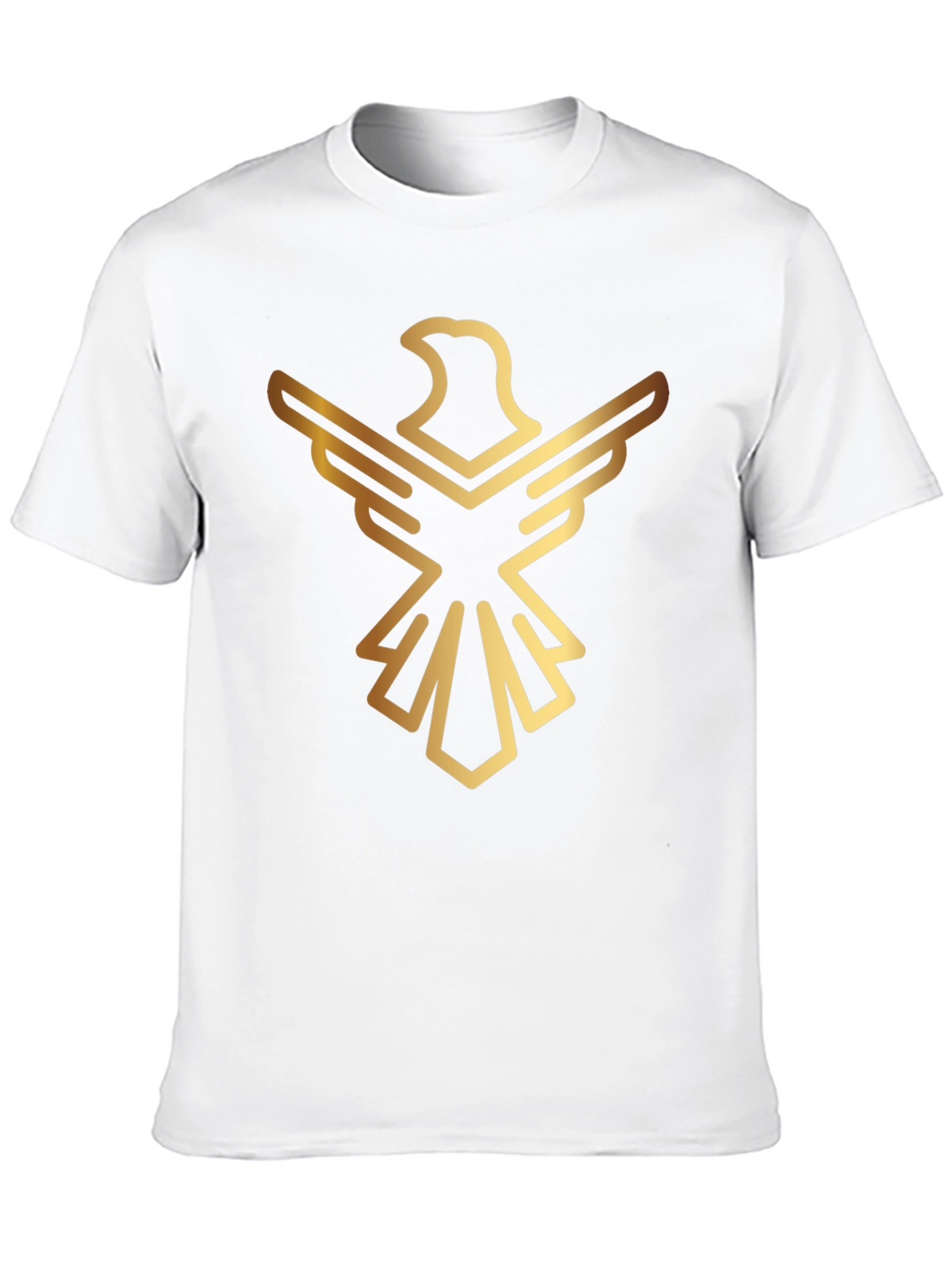 Golden Eagle Graphic Black T-Shirt