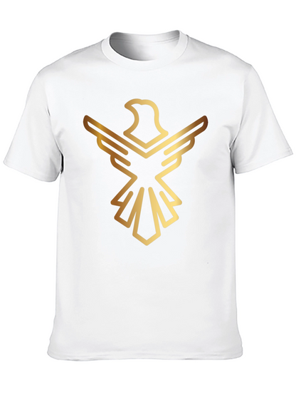 Golden Eagle Graphic Black T-Shirt