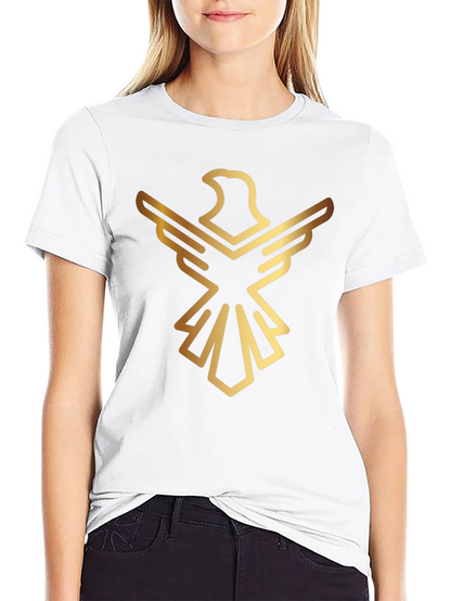 Golden Eagle Graphic Black T-Shirt