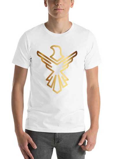 Golden Eagle Graphic Black T-Shirt