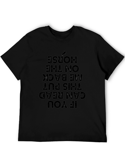 Funny Horseback Riding T-Shirt: Read and Ride!