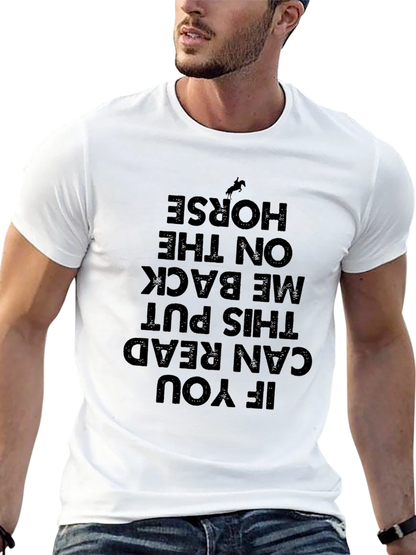 Funny Horseback Riding T-Shirt: Read and Ride!