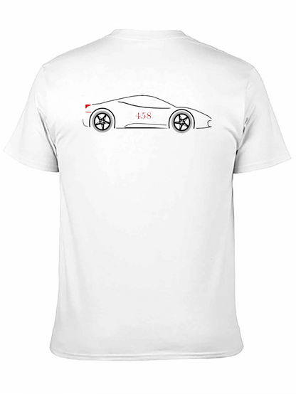 Ferrari 458 Silhouette T-Shirt - Classic Car Tee