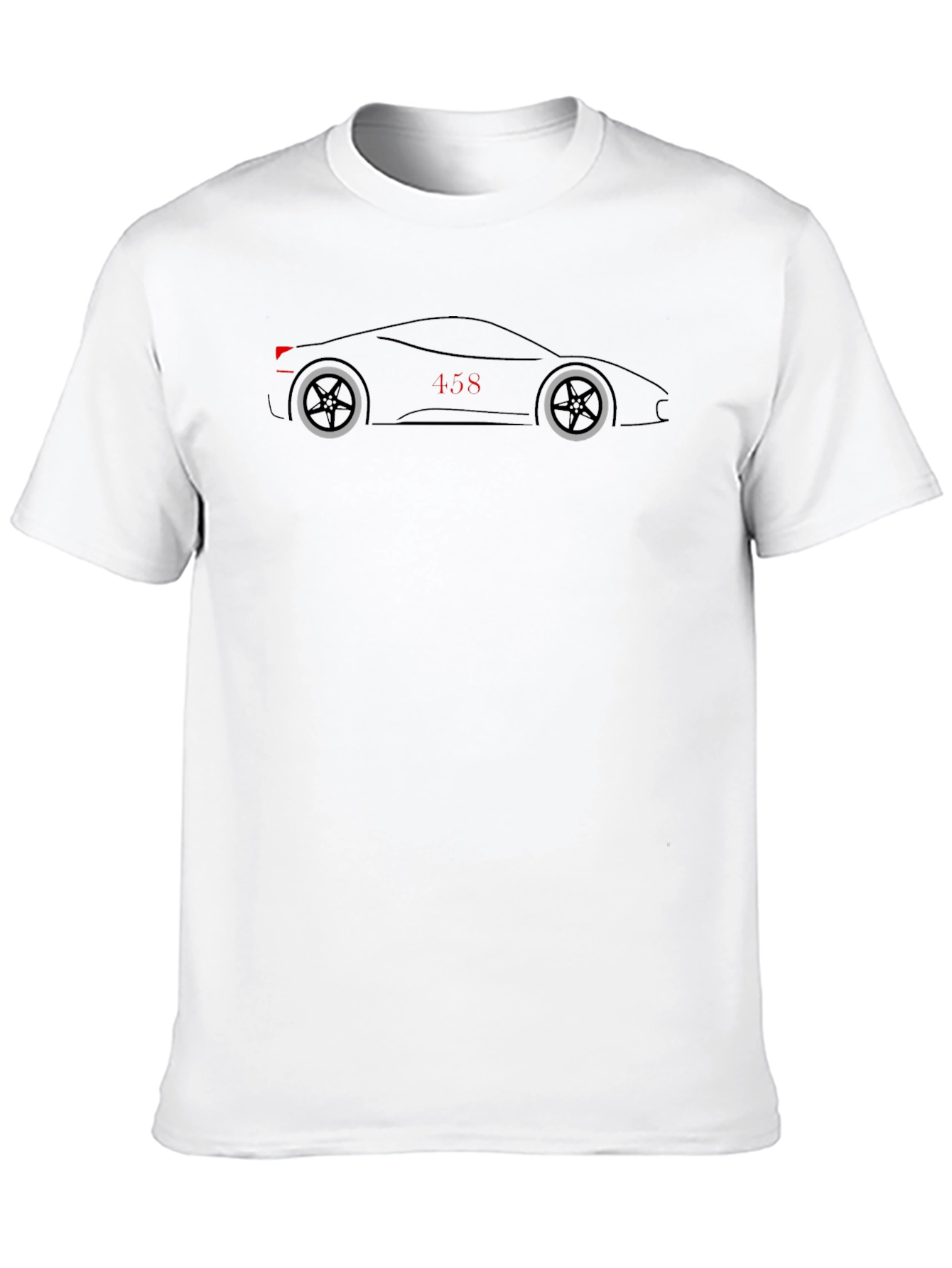 Ferrari 458 Silhouette T-Shirt - Classic Car Tee