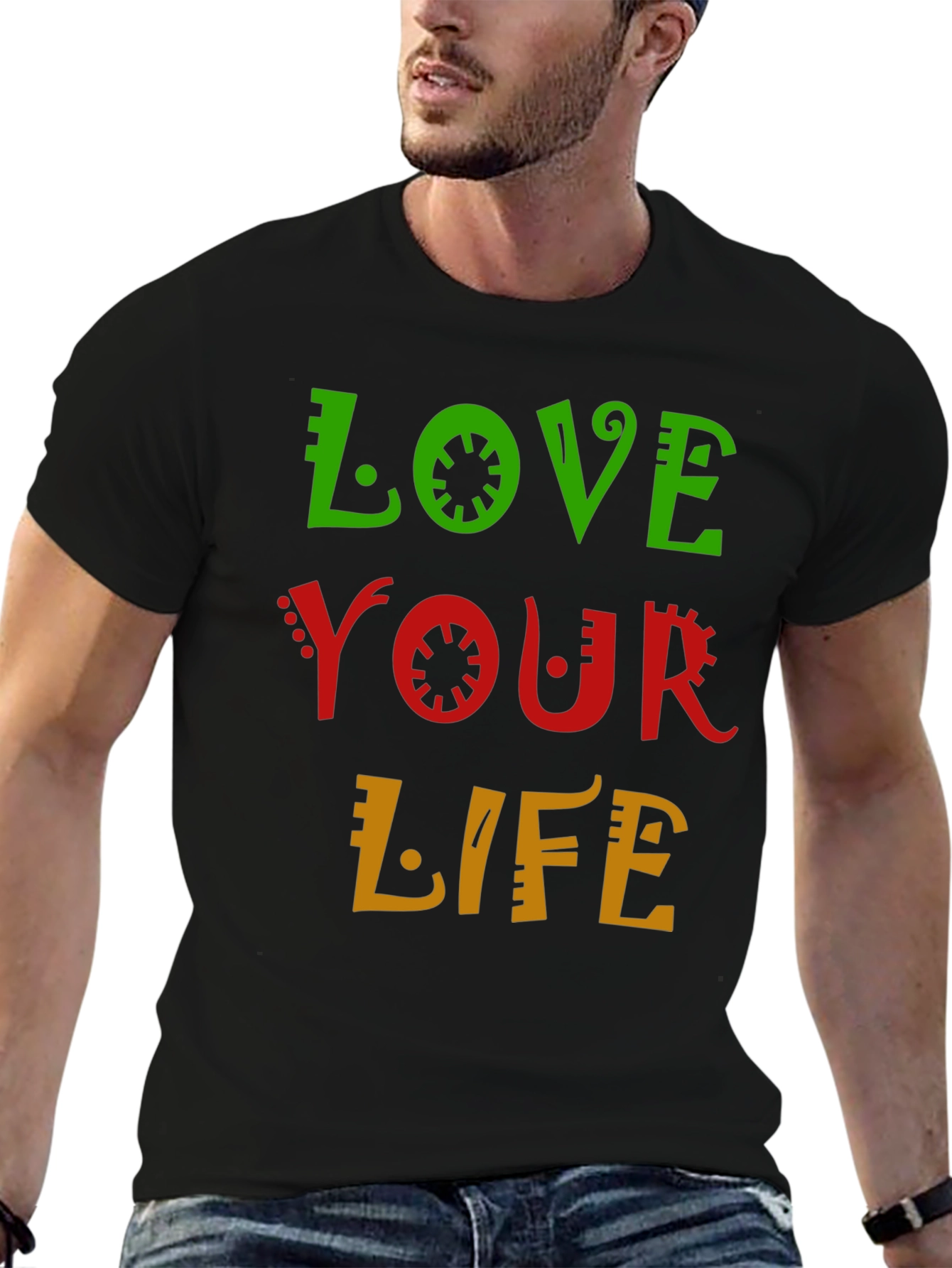 Love Your Life Graphic Tee - Black T-Shirt