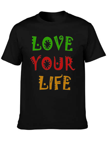 Love Your Life Graphic Tee - Black T-Shirt