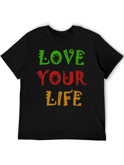 Love Your Life Graphic Tee - Black T-Shirt