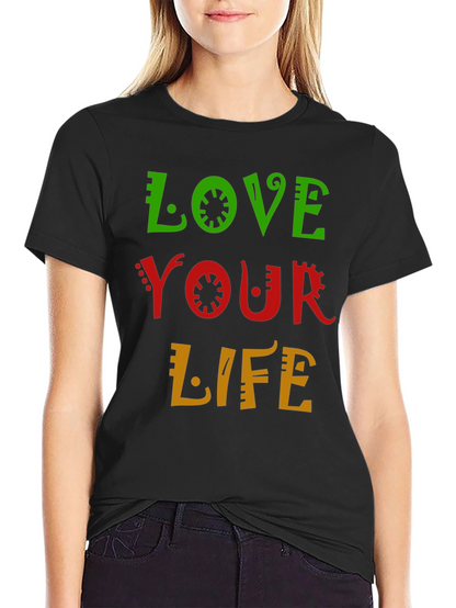 Love Your Life Graphic Tee - Black T-Shirt