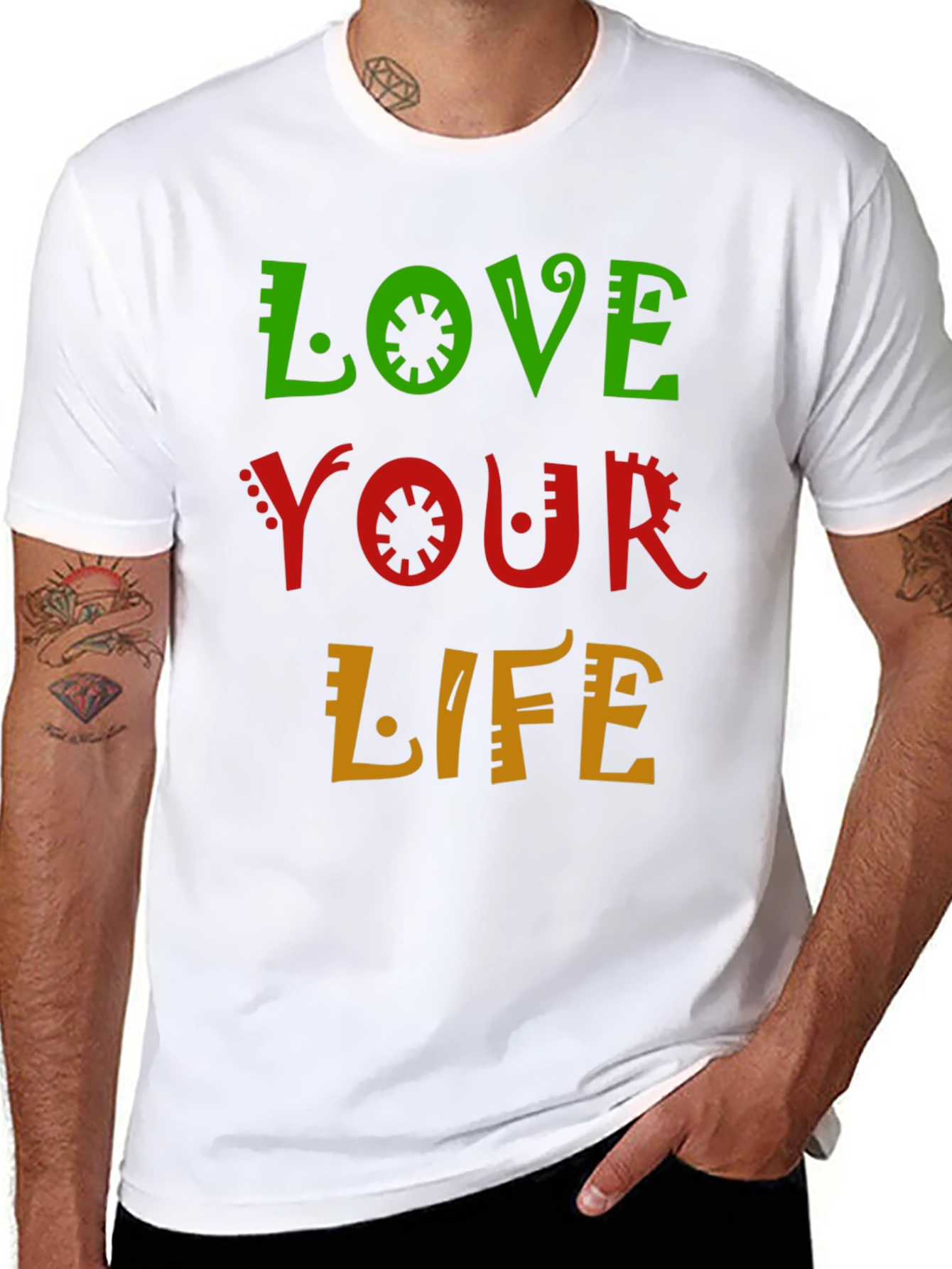 Love Your Life Graphic Tee - Black T-Shirt