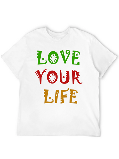Love Your Life Graphic Tee - Black T-Shirt