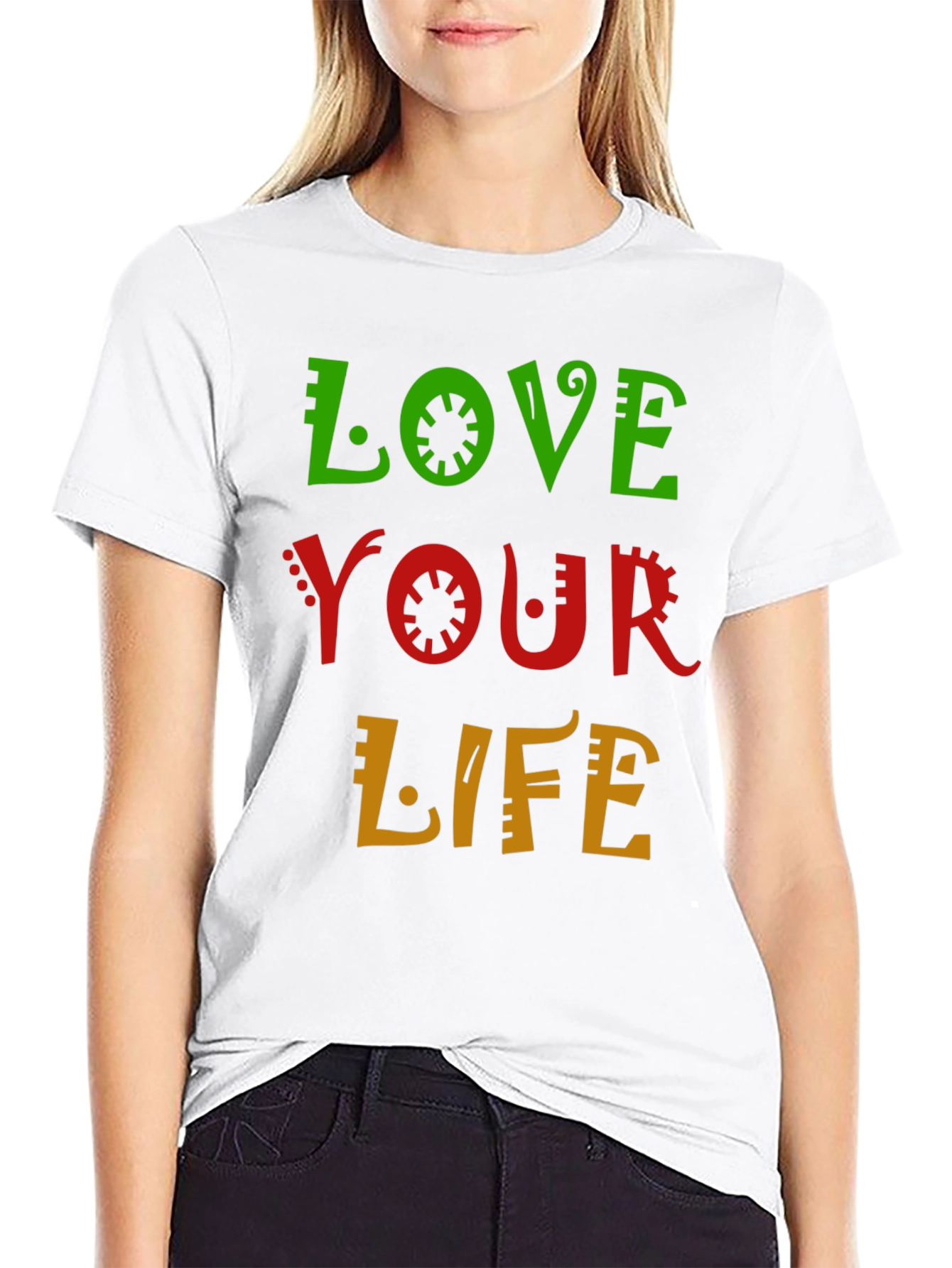 Love Your Life Graphic Tee - Black T-Shirt