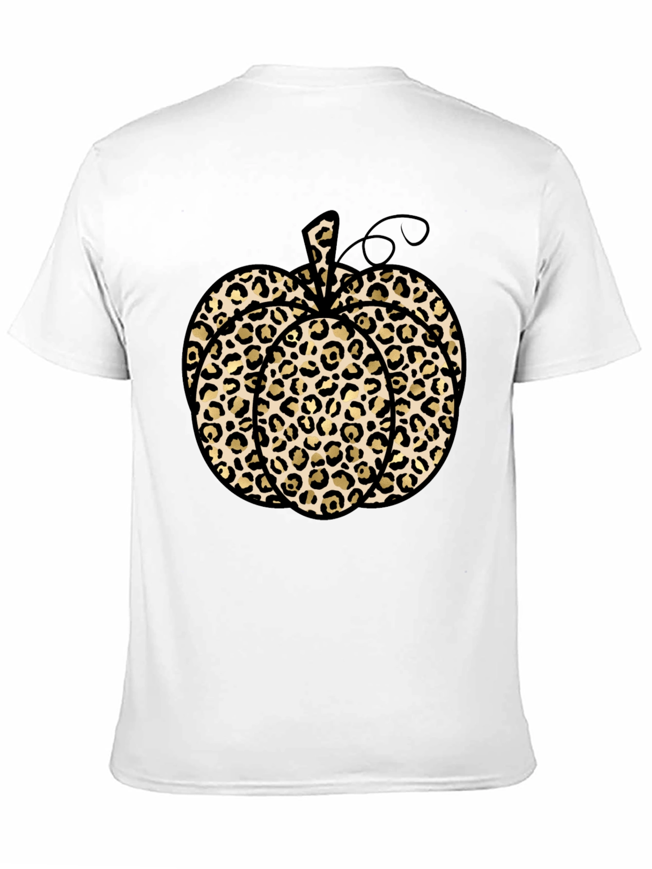 Leopard Print Pumpkin T-Shirt