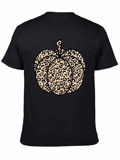 Leopard Print Pumpkin T-Shirt