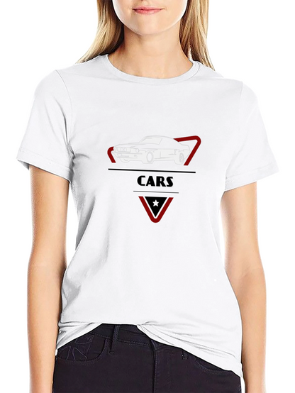 Classic Car Graphic Tee - Stylish Black Cotton T-Shirt