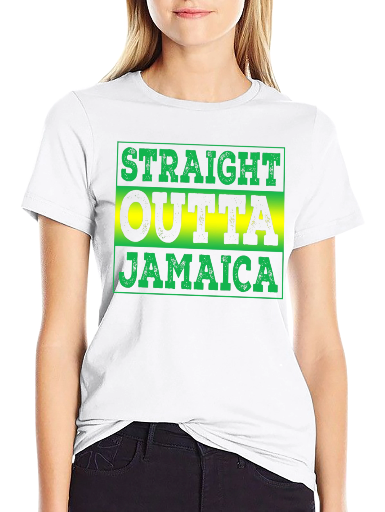 Straight Outta Jamaica Graphic T-Shirt