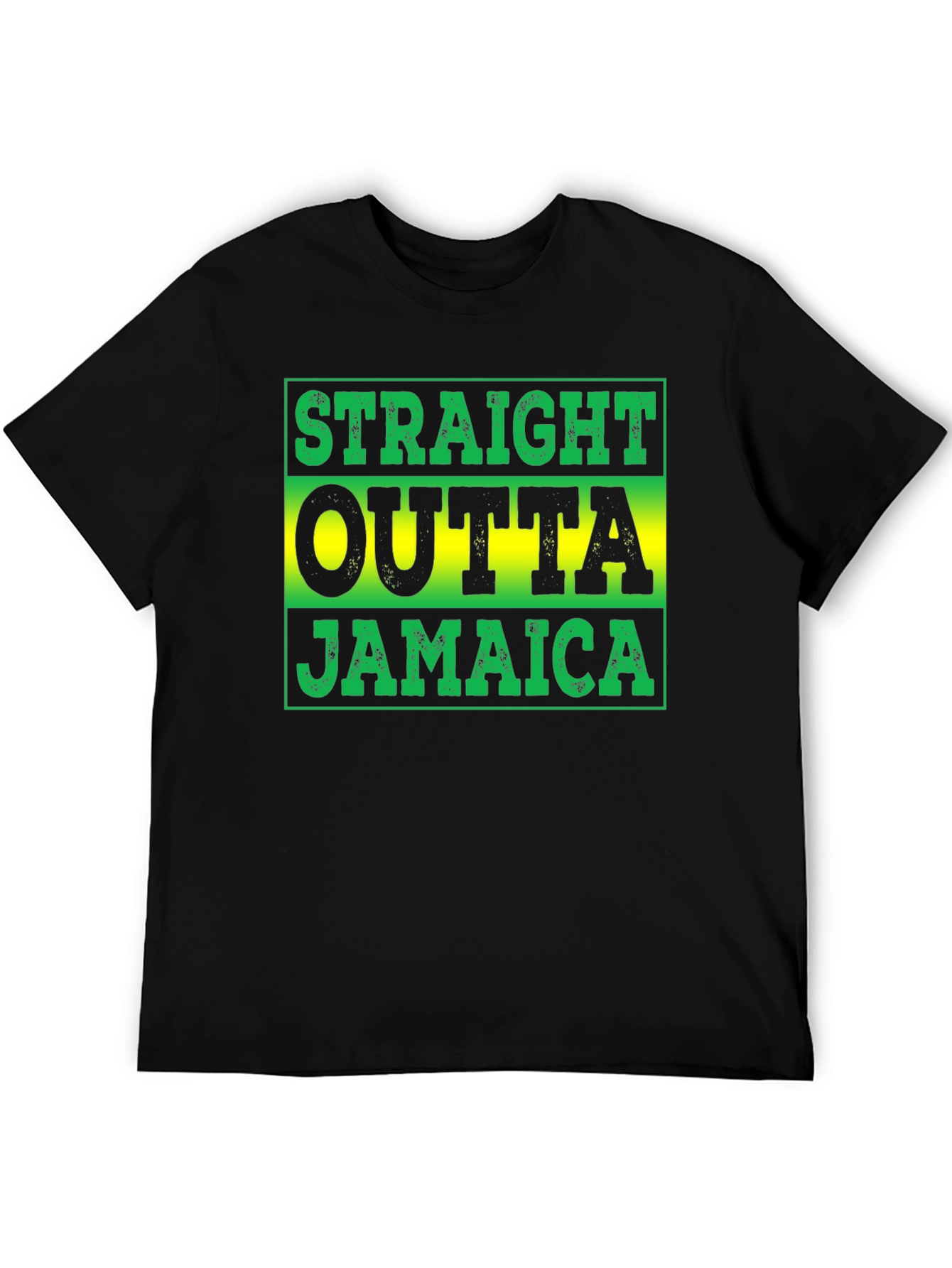 Straight Outta Jamaica Graphic T-Shirt