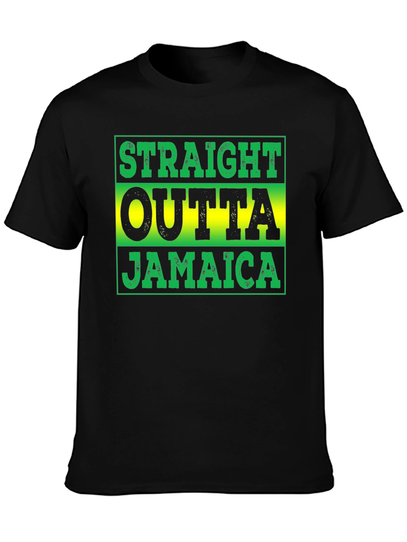 Straight Outta Jamaica Graphic T-Shirt