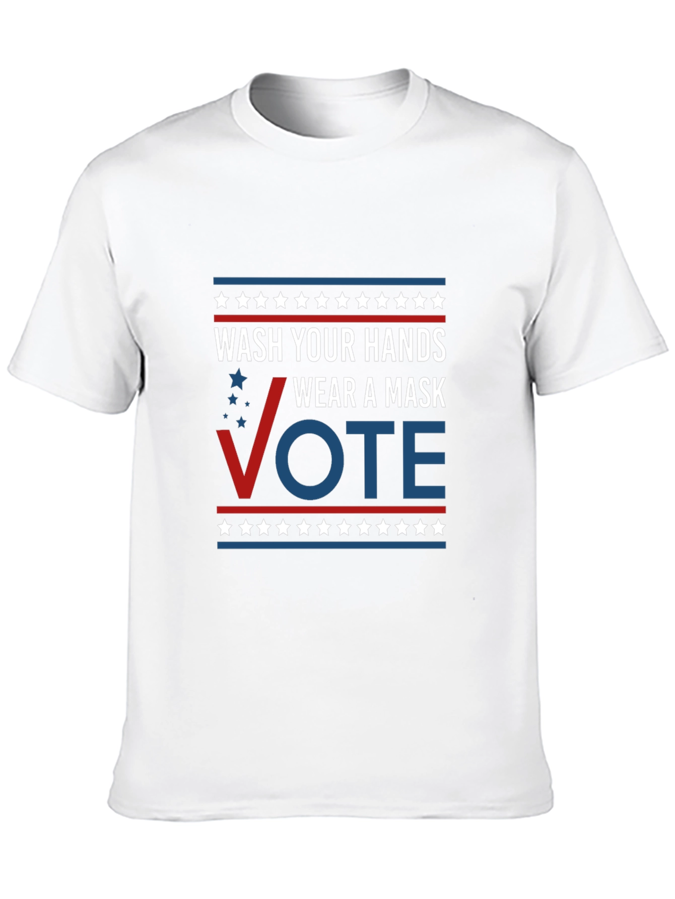 Wash Your Hands Wear A Mask Vote T-Shirt