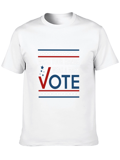 Wash Your Hands Wear A Mask Vote T-Shirt