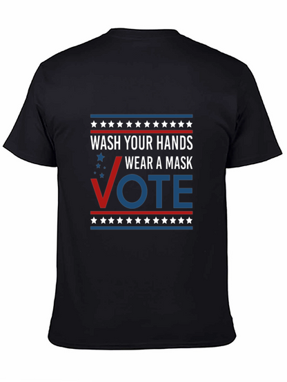 Wash Your Hands Wear A Mask Vote T-Shirt