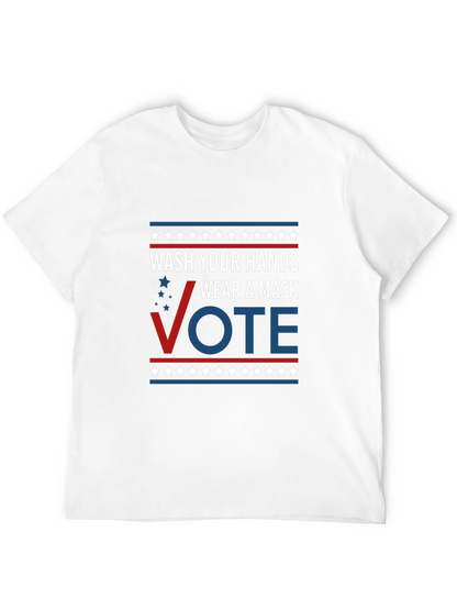 Wash Your Hands Wear A Mask Vote T-Shirt