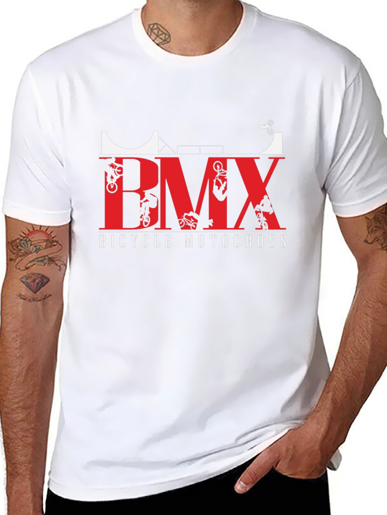 BMX Bicycle Motocross Graphic Tee