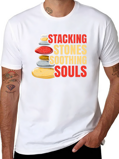 Stacking Stones Soothing Souls Graphic T-Shirt