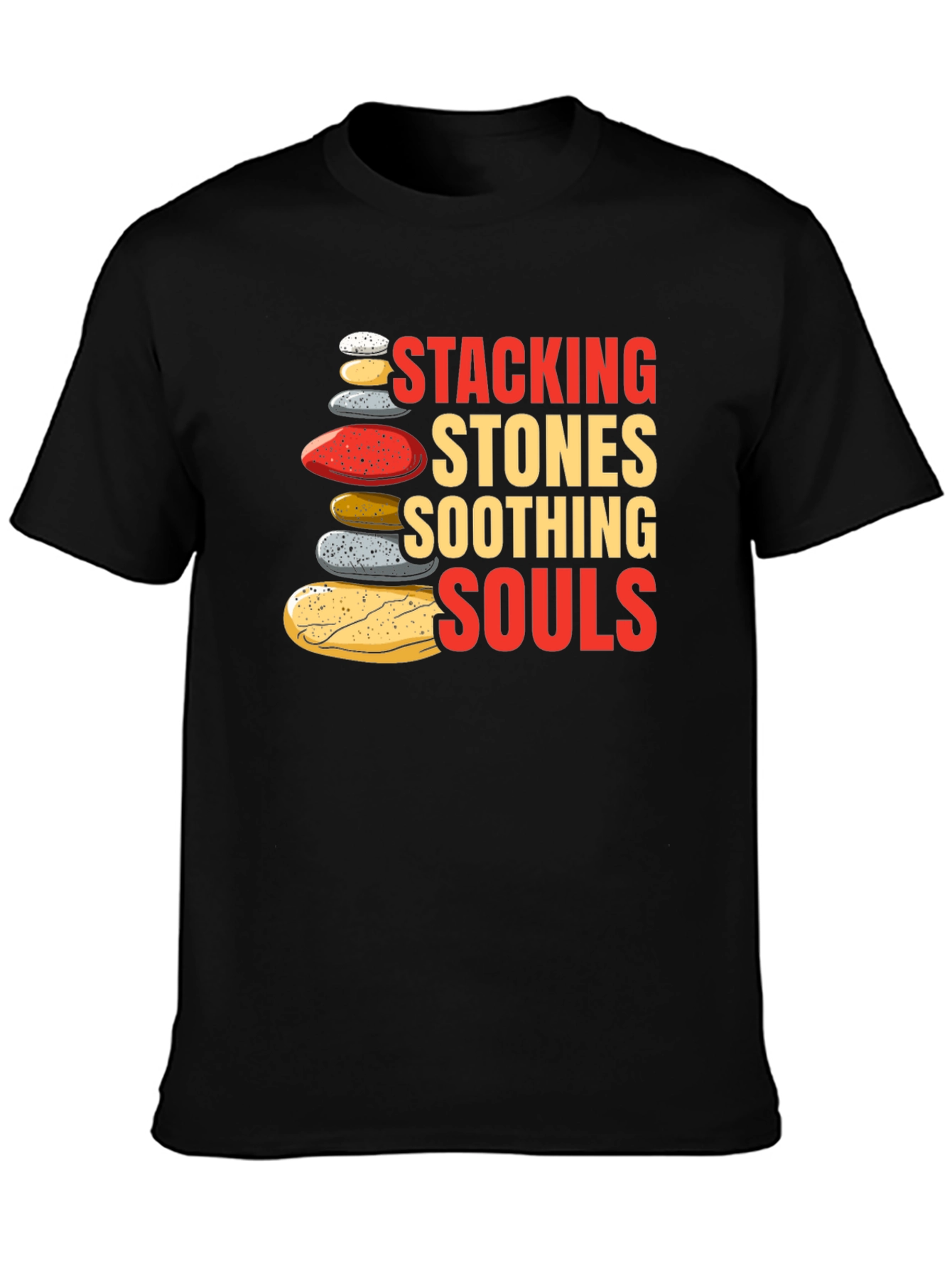 Stacking Stones Soothing Souls Graphic T-Shirt