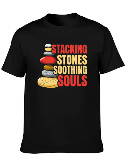 Stacking Stones Soothing Souls Graphic T-Shirt