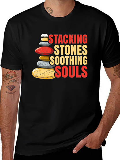 Stacking Stones Soothing Souls Graphic T-Shirt