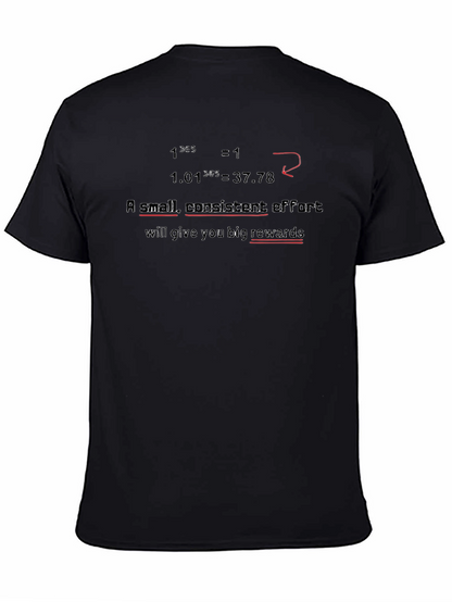 Motivational Math T-Shirt - Consistent Effort
