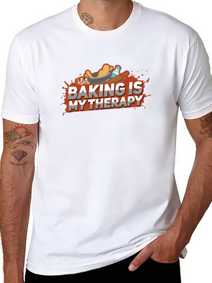 Baking is My Therapy Graphic T-Shirt