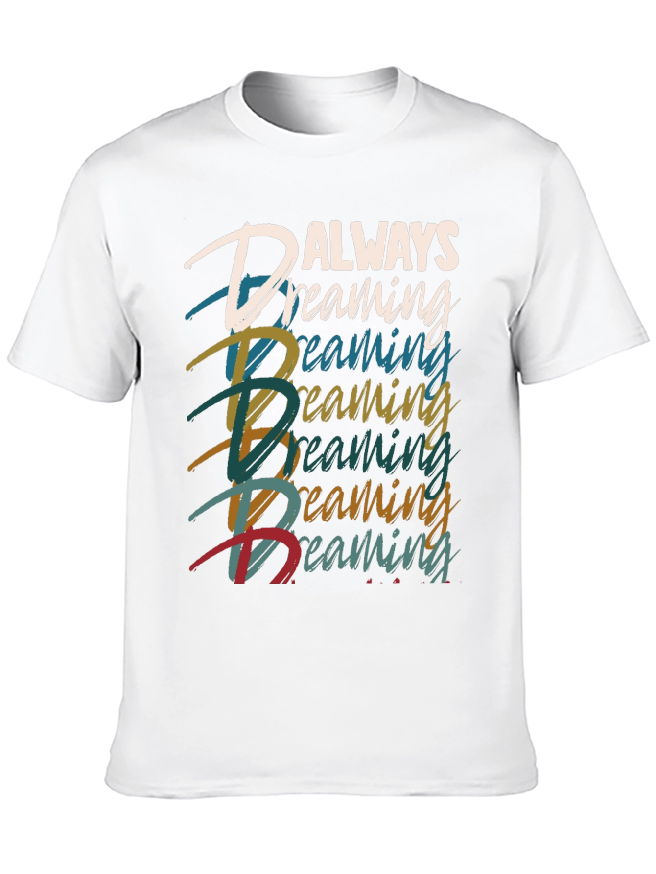 Always Dreaming Graphic Tee - Black Casual T-Shirt