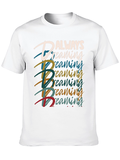 Always Dreaming Graphic Tee - Black Casual T-Shirt