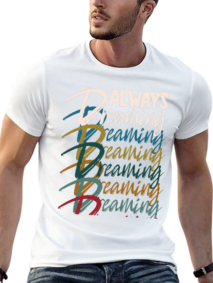 Always Dreaming Graphic Tee - Black Casual T-Shirt