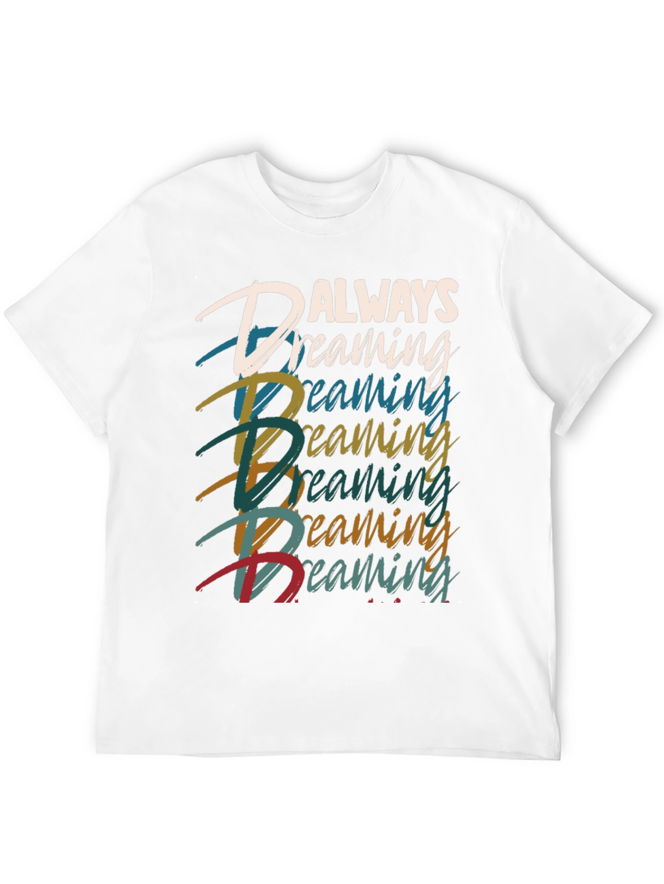 Always Dreaming Graphic Tee - Black Casual T-Shirt