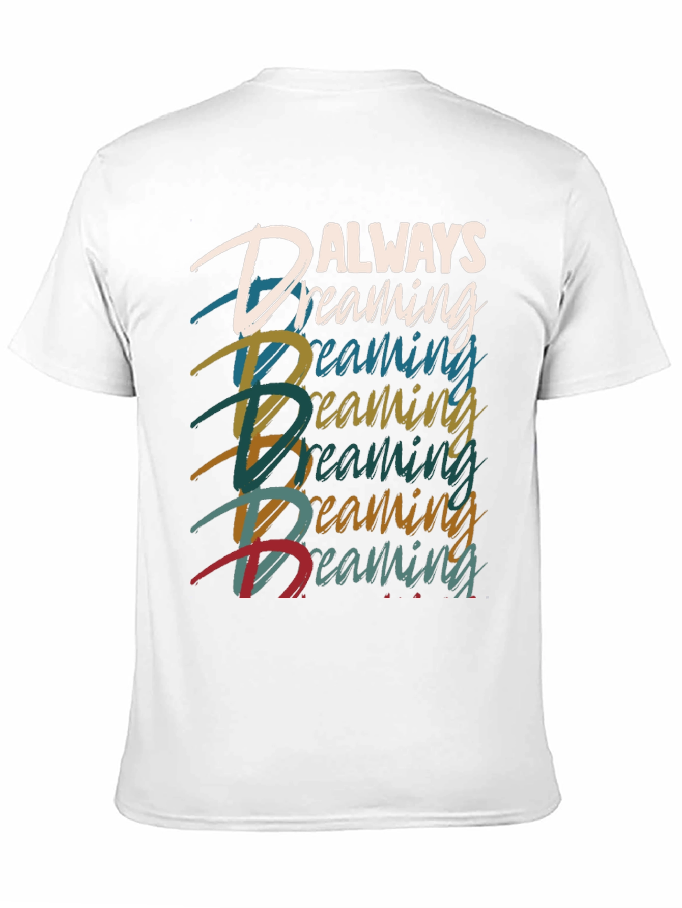 Always Dreaming Graphic Tee - Black Casual T-Shirt