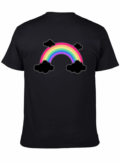 Rainbow and Clouds Graphic T-Shirt