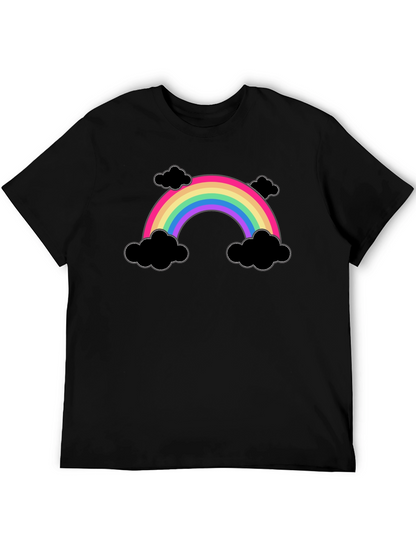 Rainbow and Clouds Graphic T-Shirt