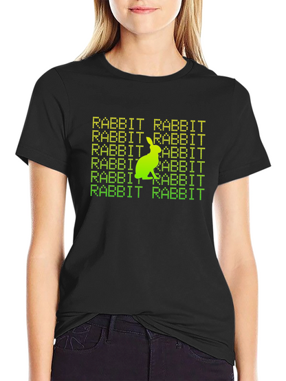 Rabbit Rabbit Graphic Tee - Lucky Charm Shirt